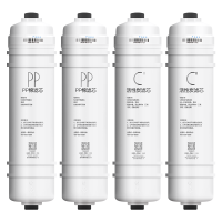 适用美的净水器M6活性炭PP棉滤芯MU104A-5 MU131A-5 104-5 MU133-D 106-D/-R/-L