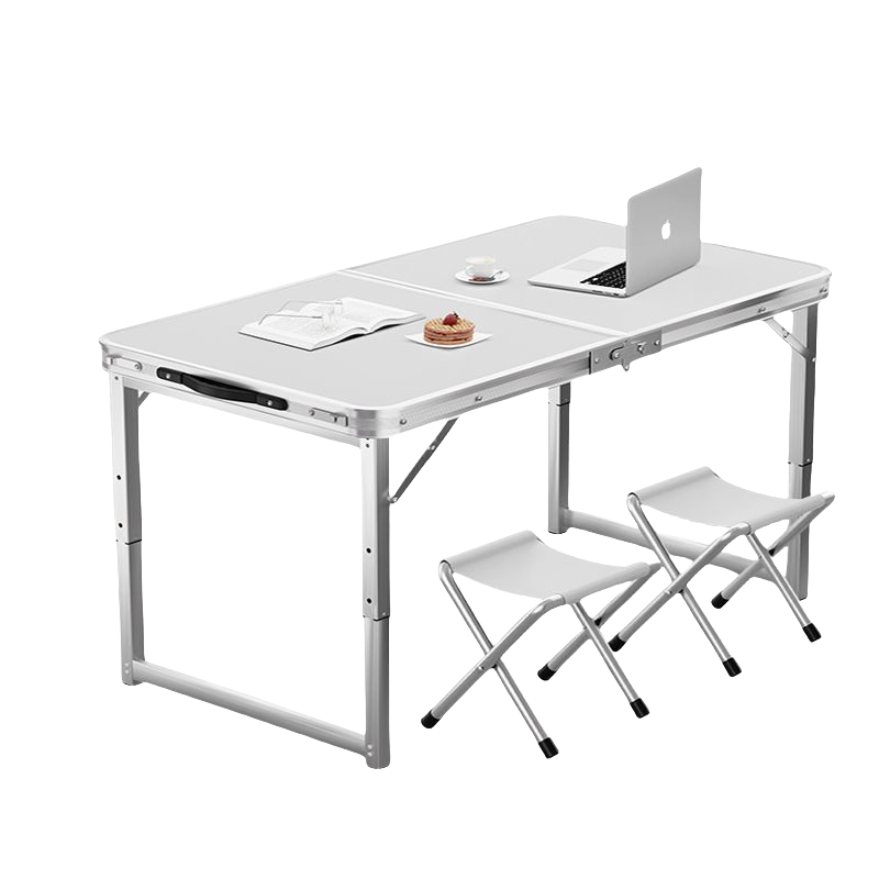 力拓星 户外折叠桌椅组合 120*60*70cm(一桌两凳) 套