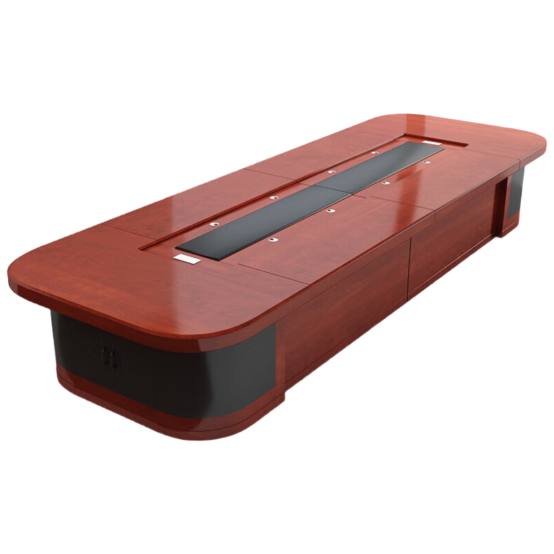 遇造会议桌长桌大型办公会议桌椅培训洽谈桌可定制 3.5米会议桌