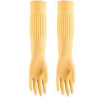 历途科技橡胶手套L码加长38cm 双