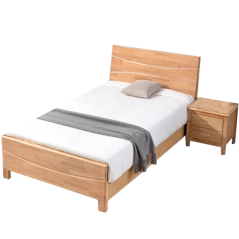 铭羽洋A04床150*215*45cm+床头柜套