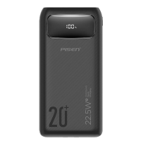 品胜PD22.5W快充充电宝20000毫安移动电源自带双线适用苹果iPhone16151413华为小米vivo等 黑色