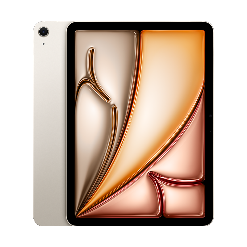 2025 款 Apple iPad Air 11英寸 M3芯片 平板电脑 星光色 128G