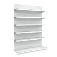 超市货架展示架商店小卖部便利店散称货架双面多层休闲食品陈列架主架  展示柜  41*192*123cm 个