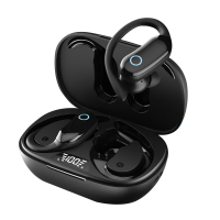 纽曼TWS-Q8蓝牙耳机挂耳式真无线运动跑步骑行通话降噪重低音耳麦 TWS-Q8升级黑[可水洗]