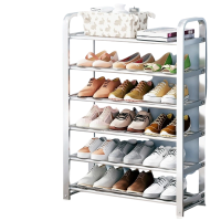 班龙不锈钢鞋架六层60*25*93cm个