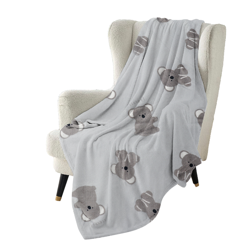 LA MAISON DE SASHA 午睡毯毛巾被便携办公室毯子沙发毯午休夏季四季毯盖腿披肩空调毯