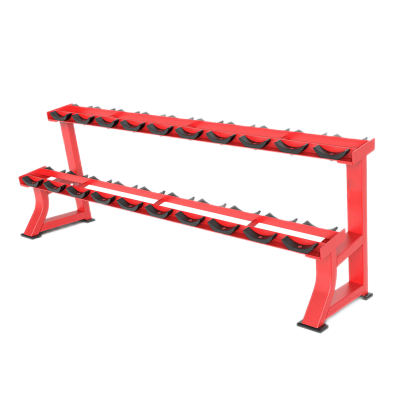 康力强KLQ967商用悍马系列健身房双层十付哑铃架10对哑铃存放架器械