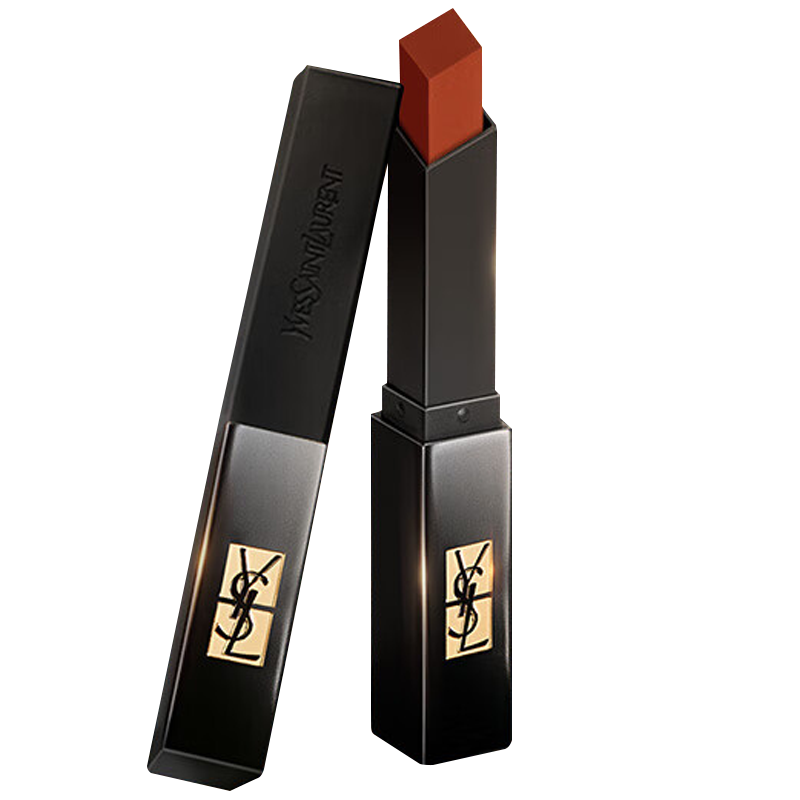 圣罗兰口红2g哑光不卡唇化妆品细管丝绒纯口红#320暖焰棕