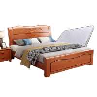 豫龙都 床+床头柜+床垫1.2m 套