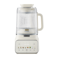美的(Midea)破壁料理机MJ-FC18变频破壁机1.75大容量家用多功能豆浆烹饪机榨汁低音料理机豆浆机