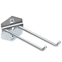 铭思达洞洞板挂钩双钩150mm(10个装)组