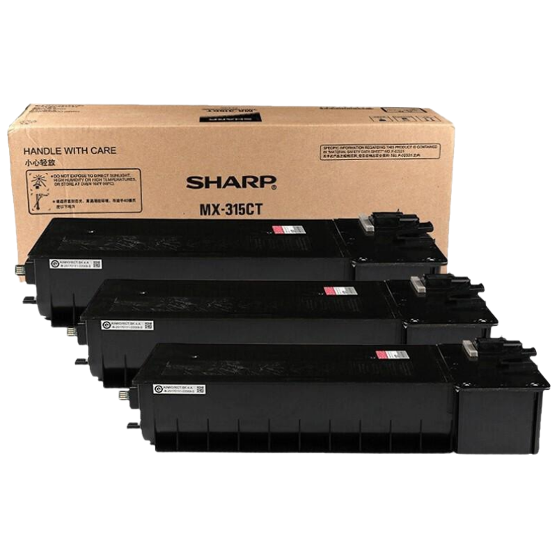 夏普(SHARP) MX-315CT 原装黑色墨粉 适用M2658N/M3158N机型 一支装