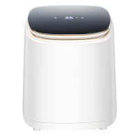 小鸭牌0.5公斤洗内衣内裤袜子专用神器家用洗脱一体小型桌面款全自动迷你洗衣机带高温煮洗杀菌除螨+恒温烘干功能