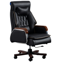 豫龙都老 板椅西皮把