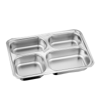 攸 中号方四格餐盘 26*18*3.7cm 个