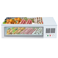 百利(BAILI)SD-130DK商用展示柜移动摆摊冰箱餐车专用冰柜商用冷冻柜三轮车摆地摊烧烤柜台面保鲜冷藏柜水果