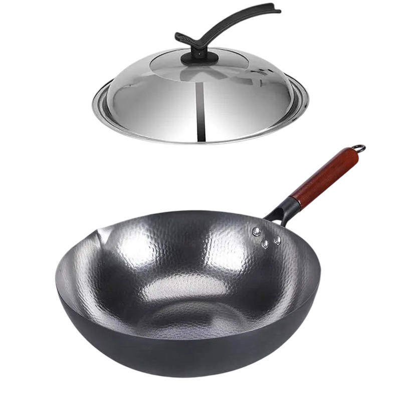 梵澜狸平底炒锅R45 套