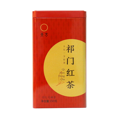 [中华特色]池州馆 天方祁红毛峰 150g/罐装 祁门红茶 安徽天方茶叶 华东
