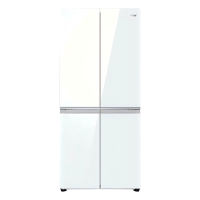 海尔BCD-476WGHTDB9W1U1十字对开门四门家用超薄零嵌彩晶冰箱