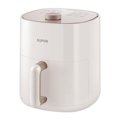 苏泊尔(SUPOR)空气炸锅4.5L/升大容量家用不用翻面电炸锅大功率不粘易清洗旋钮定时调温蒸汽嫩炸KJ45D127