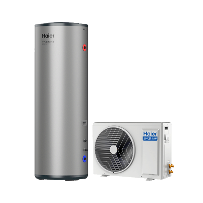 海尔(Haier)空气能热水器300升大容量变频节能WiFi智能 80℃高温抑菌金刚三层胆外机自清洁升级中央聚热系统