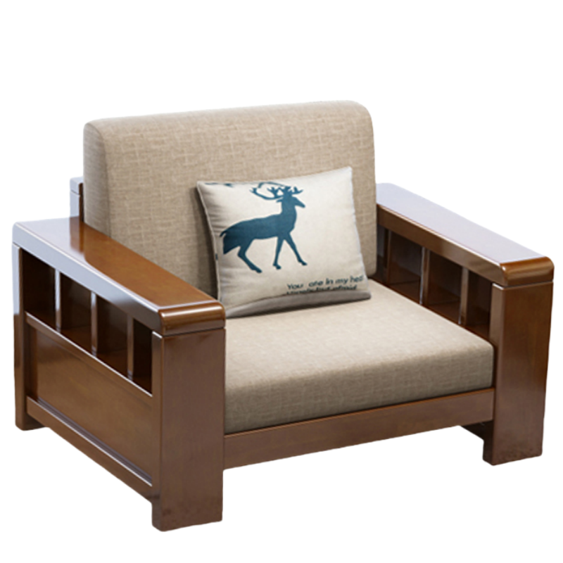 桃锦堂 实木沙发