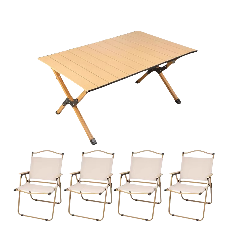 铭思达户外折叠桌四椅套