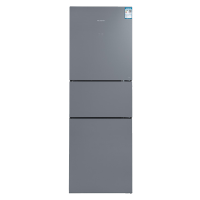 海尔(Haier) 251升无霜变频健康保鲜冰箱 简美三门 自然新鲜 一级变频 黑金净化BCD-251WGHC3E7AS