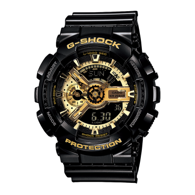 CASIO旗舰店卡西欧手表男黑金G-SHOCK悟空版黑暗之心防水运动石英表 男士非机械日韩腕表生日礼物 GA-110GB