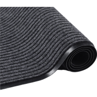 连瑞翔 双条纹防滑地垫 灰色 厚5mm*宽2.0m*15m 卷
