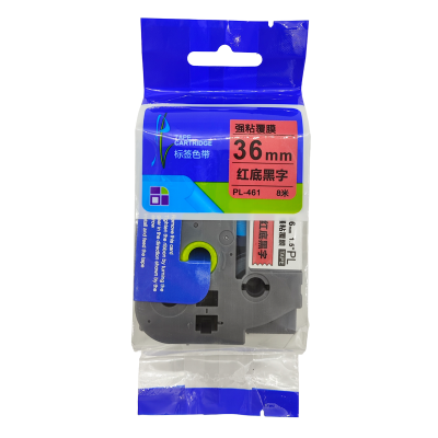 驰洛科 PL-461,36mmX8m,红底黑字 标签色带(计价单位:个)红色