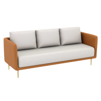 铭思达休闲沙发三人位张