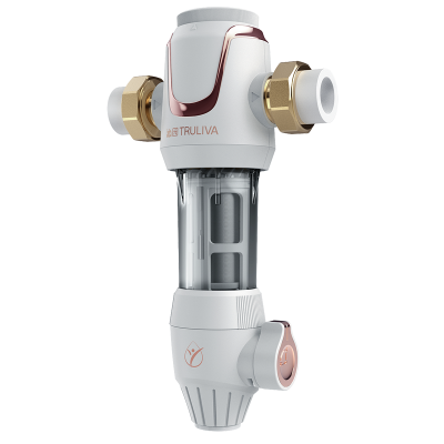 沁园家用升级款前置过滤器P-S5516 8吨/小时大流量 全屋家用净水器终身免换芯360度旋喷反冲洗
