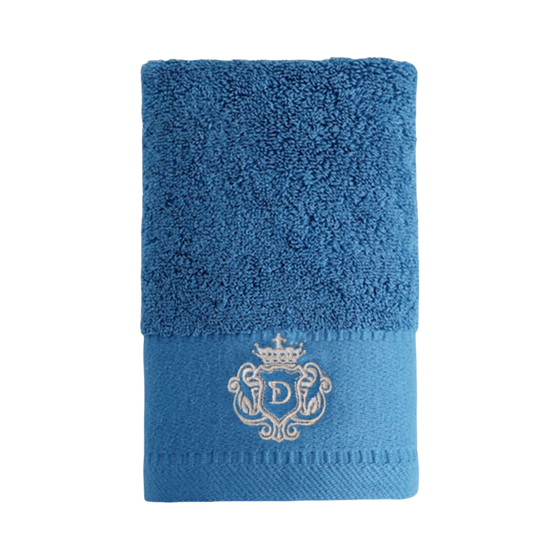 安居先森超柔瞬吸水五星级酒店长绒棉毛巾奥斯汀34*76cm 孔雀蓝