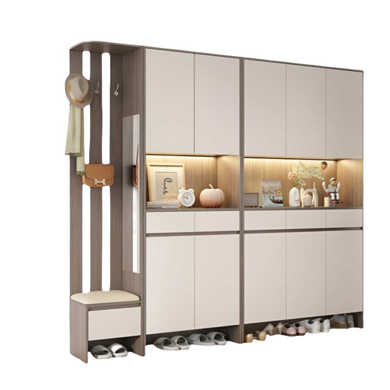 乐琪艺 玄关柜鞋柜组合 240*35*200cm 套