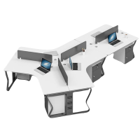 豫龙都员工桌3m张