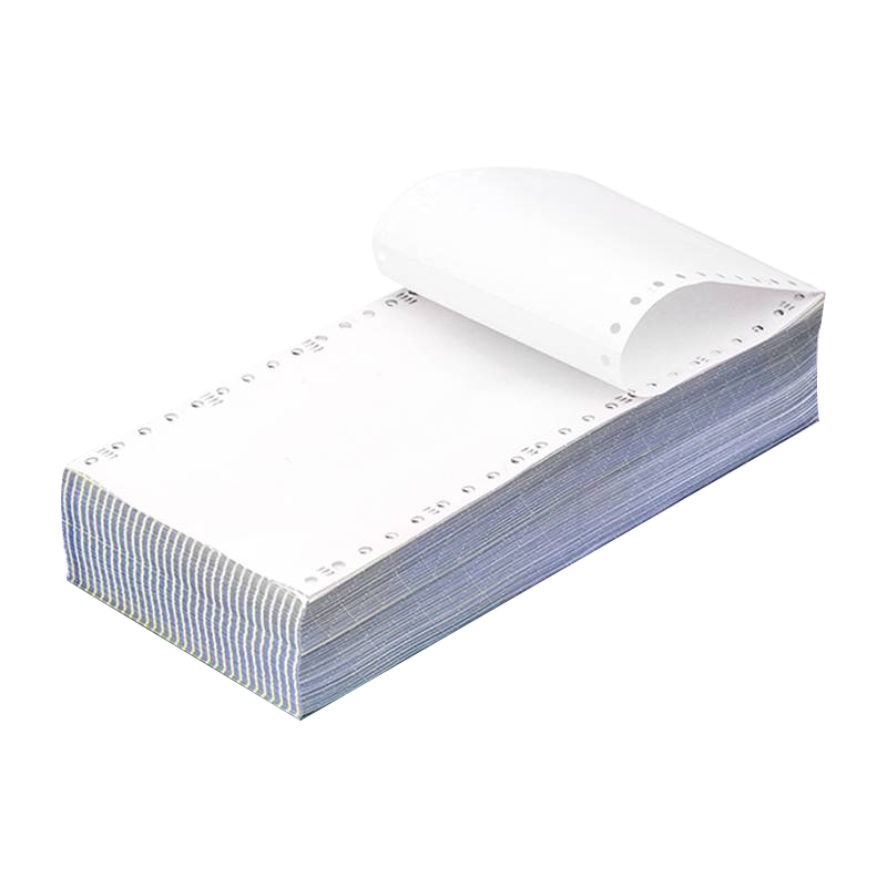 旗胜 针式打印纸 120 一联三等分 白 箱