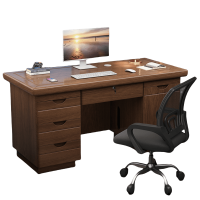 鑫木樽办公桌椅1.4米套