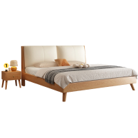 铭思达实木软包床