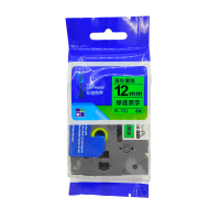 驰洛科 PL-731,12mmX8m,绿底黑字 标签色带(计价单位:个)绿色