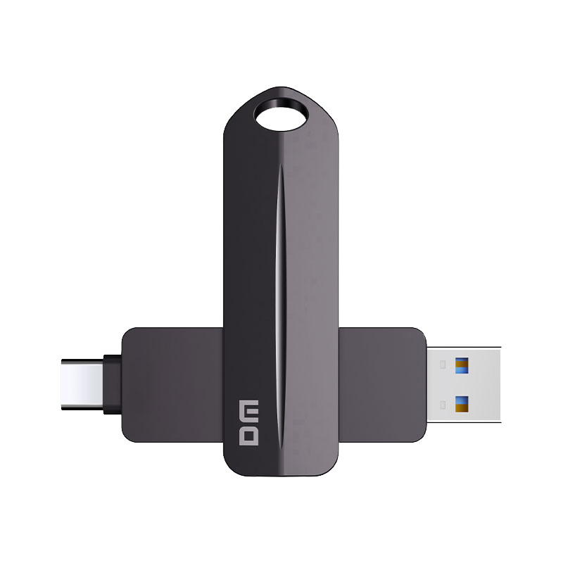 DM大迈 GT530 128G USB3.2 固态移动高速U盘 (计价单位:个) 黑色