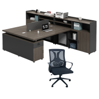 豫龙都屏风桌双人+椅套