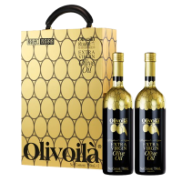 欧丽薇兰橄榄油清新果香高多酚特级初榨橄榄油礼盒装750ml*2