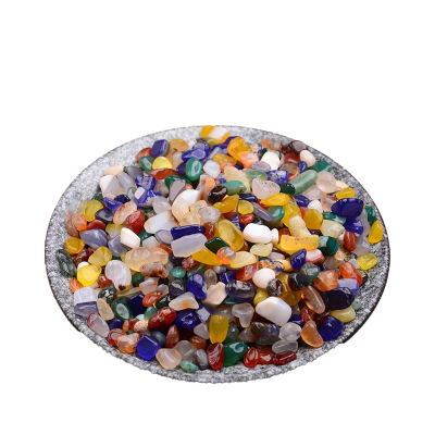 喜力健 雨花石 彩色玛瑙-1*1.5CM 袋