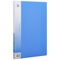 齐心 NF30AK 办公必备 资料册 A4 30袋 蓝 单个装