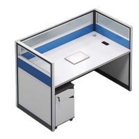 铭思达屏风工位单人位带柜套
