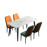 河洛伟业餐桌 一桌四椅套