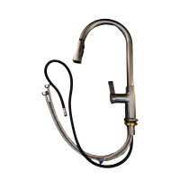 南方卫通 抽拉菜盆冷热龙头 枪灰104A长四方 / 个