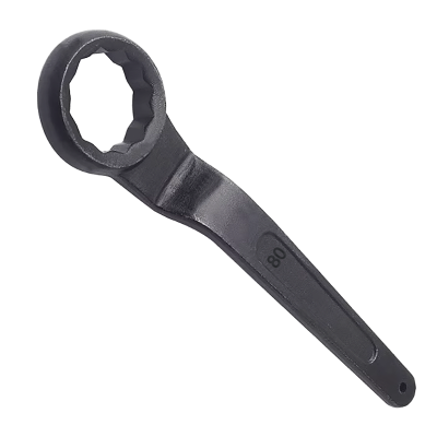 立伟铁牛单头梅花扳手80mm/把